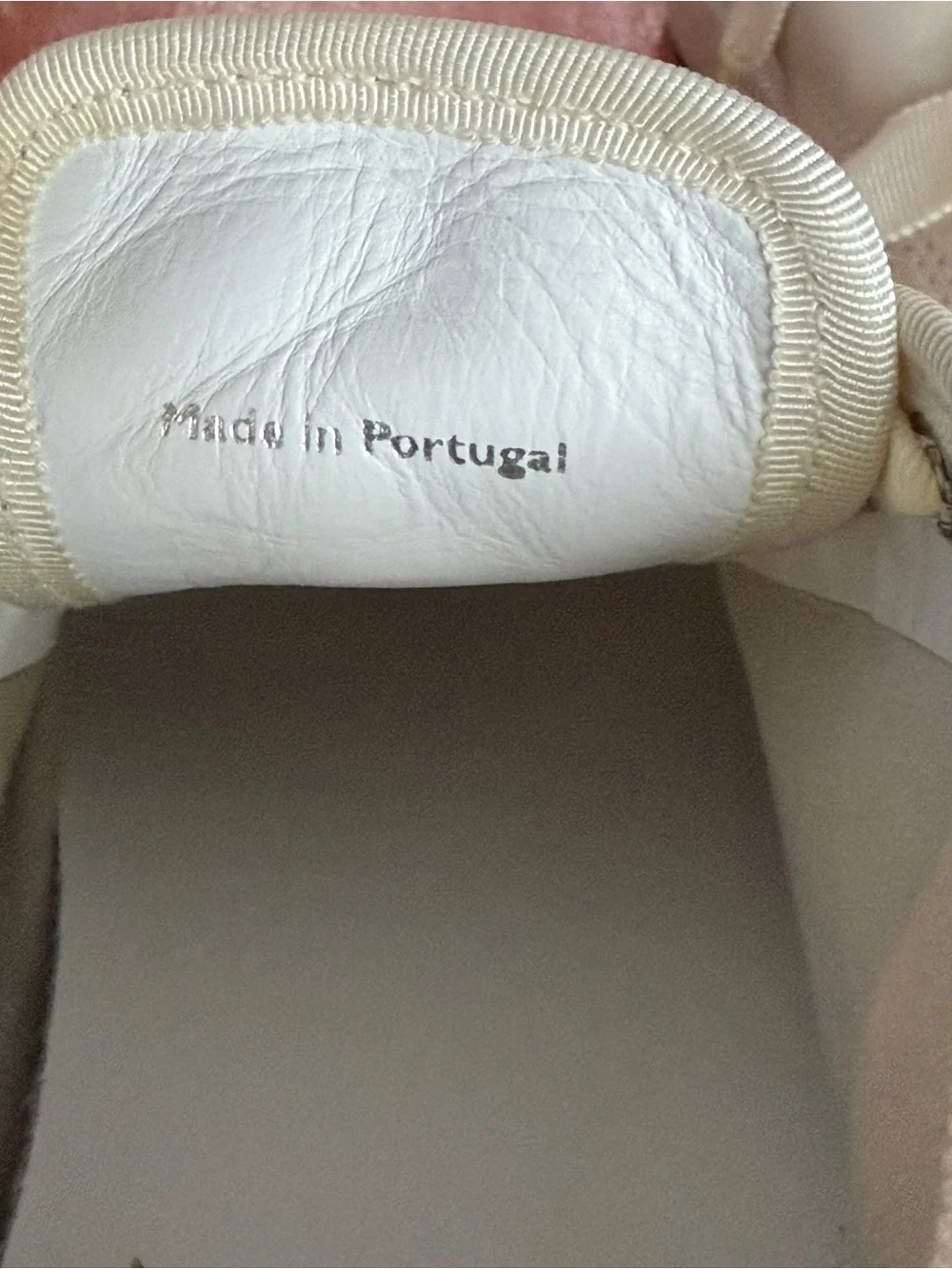 Lanvin Paris Sneaker Goatskin Lambskin Patent Smooth Leather White Cream